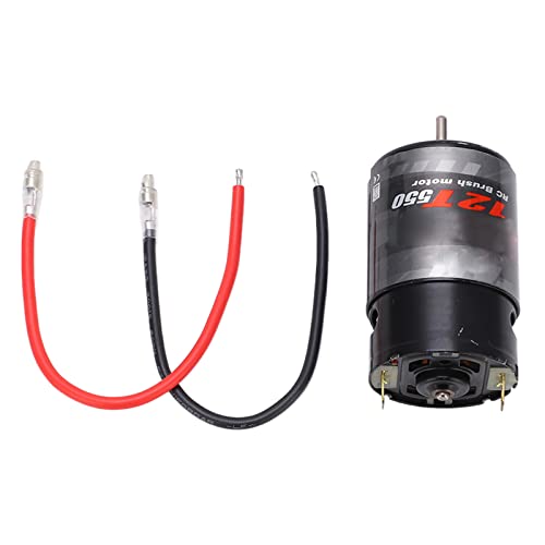 550 Brushed Motor & 320A Two Way ESC Set fit for RC Car Crawler 12T High Performance Combo with Easy Wiring Options Enhanced Stability - size: 12T