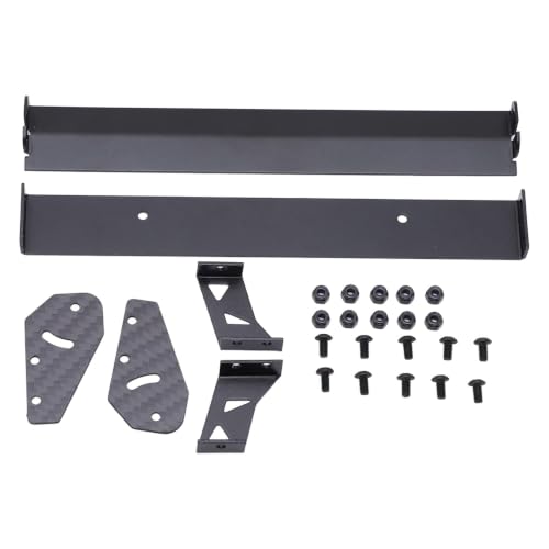 Aluminum Alloy Rear Wing Tail Spoiler for 1/10 RC On-Road Racing Drift Car, Aerodynamic Design, Adjustable Angle, Easy Installation, Durable, Improves Handling