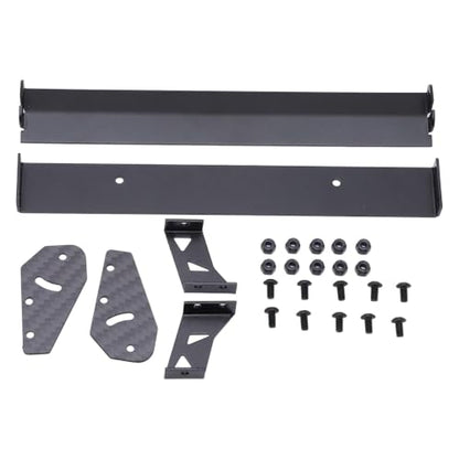 Aluminum Alloy Rear Wing Tail Spoiler for 1/10 RC On-Road Racing Drift Car, Aerodynamic Design, Adjustable Angle, Easy Installation, Durable, Improves Handling