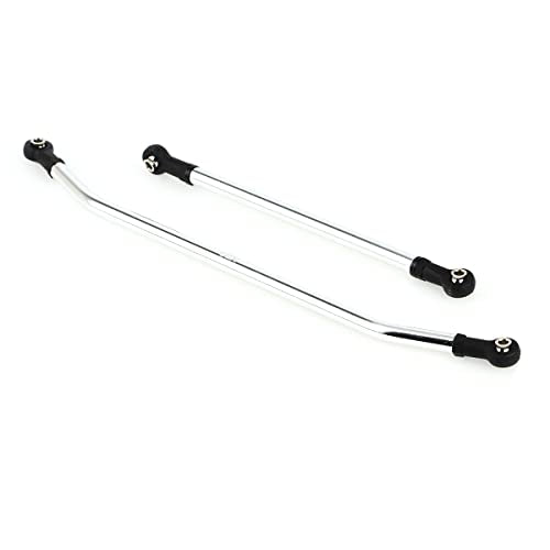 LCX Racing 1/10th RC Crawler Car Aluminum AR60 OCP Front Steering Link for Axial Wraith RR10 SMT10 AX10, Upgrades Parts Accessories (Silver) - color: Silver