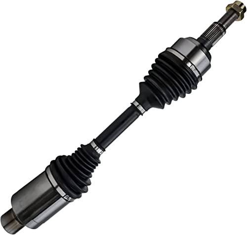 Detroit Axle - 2.4L Front CV Axle Shafts for 2010-2017 Chevrolet Equinox | GMC Terrain 2011 2012 2013 2014 2015, 2 CV Axle Shafts Assembly Replacement - size: 2X1700055-NEW/Pair