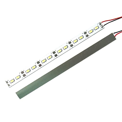 24 LEDs Chassis Light Aluminum RC LED Strip 6V & 7.87" JR Plug Y Splitter Wire,JR Male to JST Female Y Harness Wire Adapter JR Servo Y Parallel Extension Cable Lead