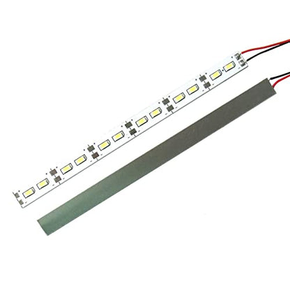 24 LEDs Chassis Light Aluminum RC LED Strip 6V & 7.87" JR Plug Y Splitter Wire,JR Male to JST Female Y Harness Wire Adapter JR Servo Y Parallel Extension Cable Lead