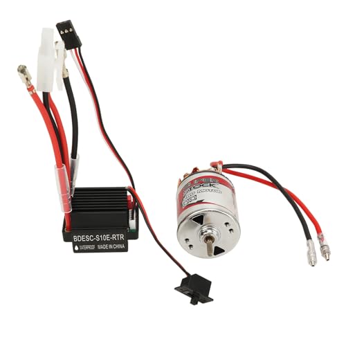 CHICIRIS 540 Brushed Motor 320A Brushed ESC Combo, with Low Noise Smooth Start for 1/10 RC Car HSP (40T) - size: 40T