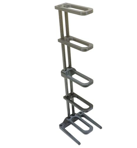 STACKZ 1/16 Scale RC Car Stacking Shelf Pit Display Stand Rack for Mini-T, Mini-B, SCX24 (Stackz Deluxe 5-Shelf) - style: Stackz Deluxe 5-Shelf
