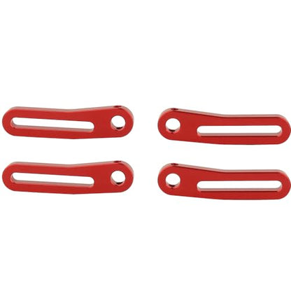 Metal Front Rear Modular Bumper Bull Bars for 1/10 RC Crawler Chassis LCG TRX4 TRX6 SCX10 Capra Dodge Power Wagon Upgrade Parts (red) - color: Red