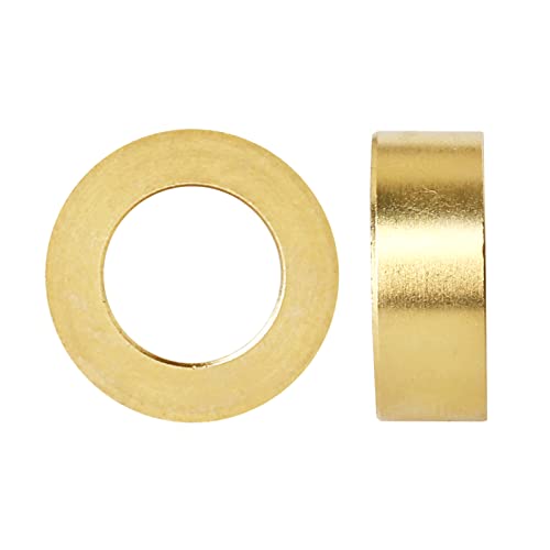 Hobbypark Brass Wheel Weights w/Locknuts for Axial SCX24 Gladiator Bronco C10 JLU Deadbolt B17 1/24 RC Crawler