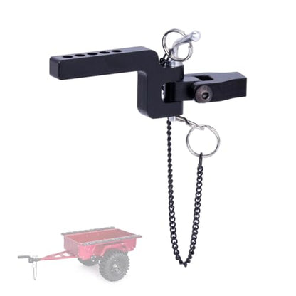 RC Tow Hook,Metal Trailer Chain Tow Hook for 1/10 RC Crawler Axial SCX10 90046 TRX4 TRX6 Redcat RC4WD D90 CC01 Rescue Simulation Accessories