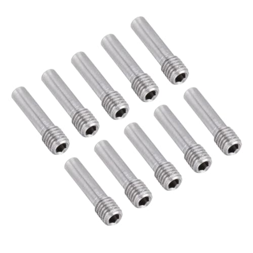 RC Models Parts For Axial For SCX10 1/10 10Pcs M2 M3 M4 Front/Rear Bumper Driveshafts Pin Screws Middle Axle For Bolt Set Screw RC Crawler Car Models(M3) - size: M3