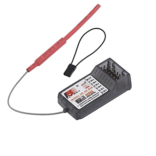 FS-R6B 2.4G 6 Channel Receiver Radio Model Remote Control Receiver for RC Car FS-i10,FS-i8,FS-i6X, FS-i6,S-TH9X,FS-T6,FS-CT6B,FS-T4B, FS-GT2,FS-GT2E,FS-GT2F,FS-GT2G,FS-GT2B,FS-GT3B