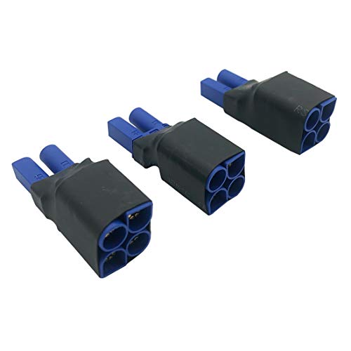 3pcs EC5 Series Connector RC Battery Adapter Adapter for RC Quadcopter Multirotor Losi/E-Flite - style: EC5 Series Connector