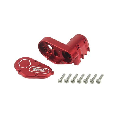 Hobby Details Aluminum Rear Axle Gear Box Skid Link Wheel Upgrade Set for 1/30 Axial SCX30 Jeep Wrangler RC Cars, Red (14 in One Set) - color: 14 in One Set