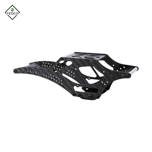 SCX24 LCG Chassis Carbon Fiber Chassis Frame Kit for Axial SCX24 Upgrade Parts 1/24 RC Crawler