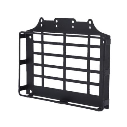 Vikye Metal RC Car Roof Rack for 1/12 Scale MJX H12Y Off Road Crawler, Luggage Carrier with Mesh Design, Black Accessory for Remote Control Truck