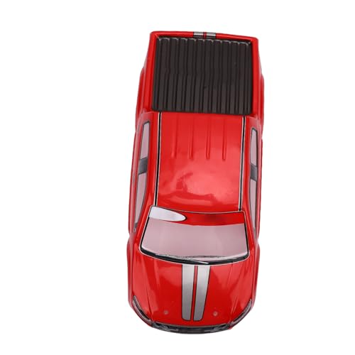 Vikye 1/10 RC Truck Body Shell, Lightweight Clear Pattern Replacement RC Car Shell with Precise Fit, for 26cm Wheelbase Remote Control Vehicles (Red) - color: Red
