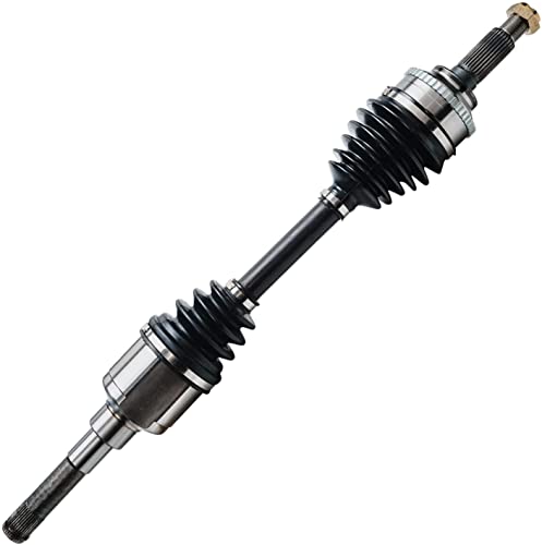 Detroit Axle - Front Left CV Axle for 01-08 Ford Escape Mazda Tribute | 05-08 Mercury Mariner, Driver Side CV Axle Shaft Assembly 2001 2002 2003 2004 2005 2006 2007 2008 Replacement - size: 66B_AX-NEW/Single