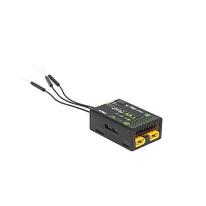FrSky TW R12 Dual 2.4G with PWM SBUS FBUS or S.Port XT30 Plug Receiver