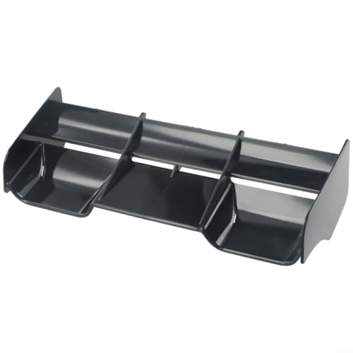 Black Plastic Rear Wing for 1:8 Buggy RC Car, 8.27x3.23 Inch Off-Road Truck Body Part Accessory