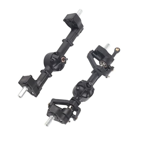 Metal Front Rear Axle, RC Vehicle Front Rear Axles Kit for WPL C14 C24 C34 C44 B14 B24 1/16 RC Car Upgrade Parts