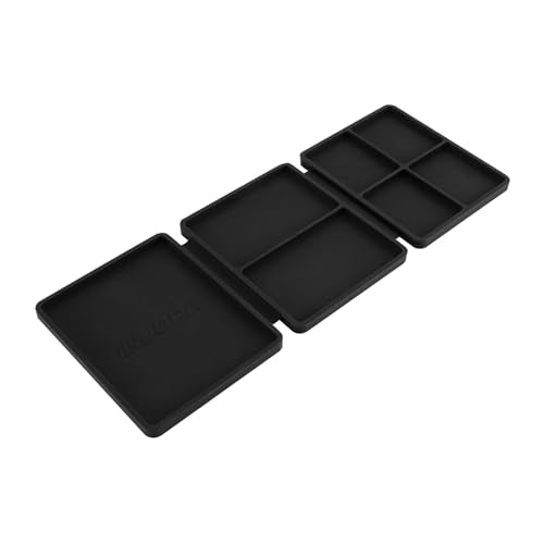 INJORA Portable Tri-Fold Silicone Tool Tray, Parts Tray (108x88mm)