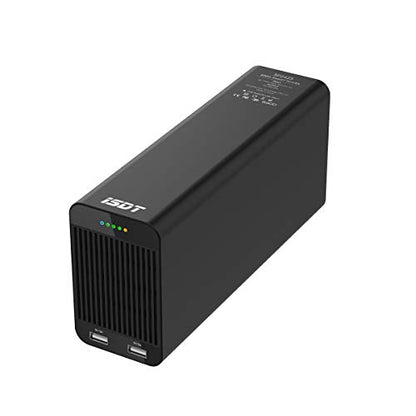 ISDT SP2425 600W 25A DC Power Supply, Smart Power Adapter with Dual USB & DC Output, Portable Power Source for RC Battery Chargers, Compatible with LiPo/Li-ion/NiMH/Nicd, Ideal for Travel & Camping