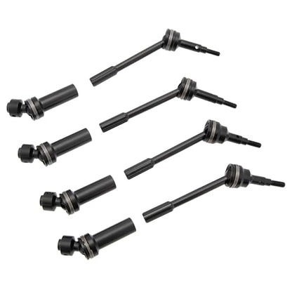 MEUS RACING Steel Front Rear Drive Shaft CVD Driveshaft Kit ONLY for Traxxas New Slash/Hoss/Jato/Rustler/Stampede 4X4 with 9080 Extreme Heavy Duty Upgrade Kit (for New 4x4) - color: For New 4x4