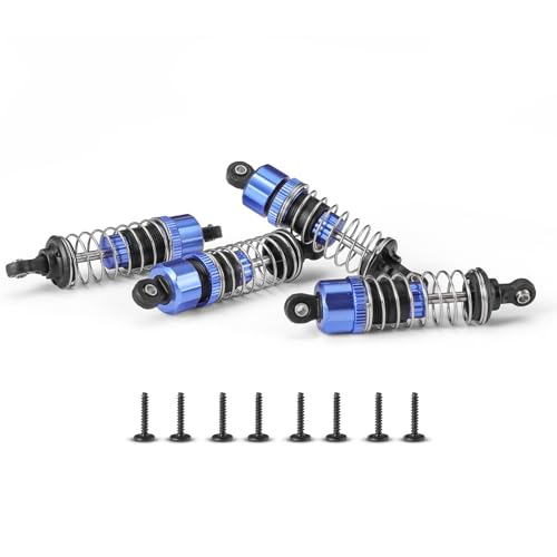 HAIBOXING 1/14 RC Shocks Oil Filled Aluminum Capped M22060+M22061 | RC Accessories RC Car Upgraded Spare Parts Apply for HAIBOXING RC Truck - size: M22060+M22061