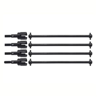 RC Car Drive Shafts Compatible with HSP 94111 94108 94170 08029 02033 1/10 RC Car Parts 4Pcs Steel Dogbone Drive Shaft & Wheel Axle Replacement