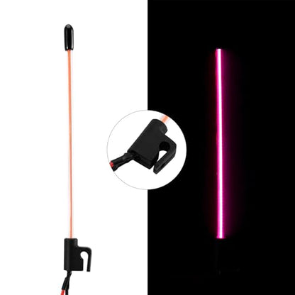 INJORA LED Whip Light Side Fixed for 1/18 1/24 RC Crawlers (Pinkish Purple) - color: Pinkish Purple