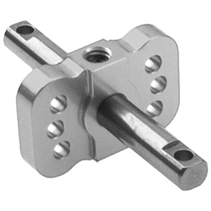 Aluminum RC Differential Locker Spool 2WD Diff Locker Mounts Upgrades Part Compatible with 1/10 Traxxas Slash 2WD Rustler Stampede 2WD Bandit 2WD 1/10 RC Car (Silver) - color: Silver