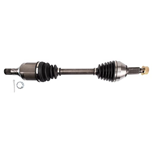 TRQ Front Driver Side CV Axle Assembly Compatible with 2015-2018 Nissan Altima V6 3.5L 2016-2021 Maxima V6 3.5L - style: CSA32514