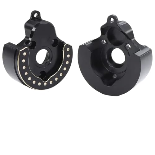 Brass Weight Steering Knuckles F10 Axle Front and Rear Portal Cover Compatible with 1 10 Scale RC Crawler Models Like VRD VS4 10 Phoenix Upgrade Parts(Rear Portal Cover) - color: Rear Portal Cover