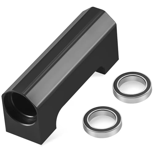 Parts For X-Maxx 1/5 Aluminum Alloy Center Drive Shaft Bearing Mount RC Car Monster Truck Upgrade Parts(Black) - color: Black