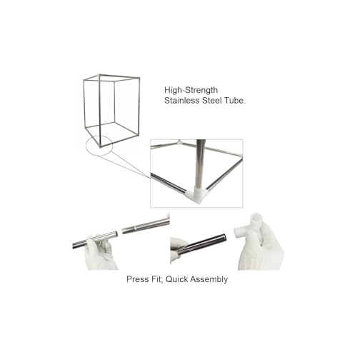 Resin 3D Printer Enclosure with Ventilation Kit Speed Control Vent Tent | Dustproof Cover Compatible with ELEGOO Saturn 4 Ultra Mars 5 Ultra, Ender 3 V3 SE/KE/Ender3 Pro/Ender 3 V2/S1/Neo 3D Printer