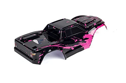 Custom Body Muddy Hot Pink Style Compatible for V1 Traxxas Maxx 1/10 4X4 4WD Truck Shell Cover(Truck not Included) MX-MHP-01