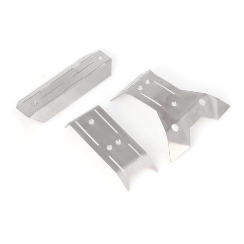 LCX Racing 1/16 RC Truck Stainless Steel Chassis Guard Protector Skid Plate Armor for Traxxas Mini-Maxx, Upgrades Parts Accessories
