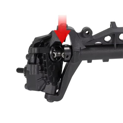 RC Car Transmission Shaft for SCX10 III for AR45P Offset Portal Axle 1/10 Steel Constant Velocity Driveshift 3-Joint CVD with Bearing Drive Shaft Upgrade RC Car Crawler Parts