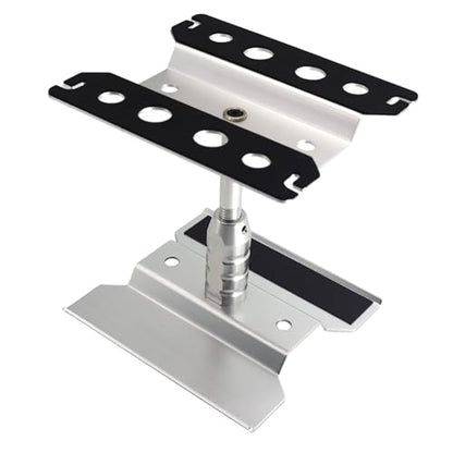 RC Car Stand RC Repair Stand 360 Degree Rotation Lift or Lower for Traxxas Arrma Redcat Axial RC4WD HSP Losi 1/8 1/10 1/12 1/16 Scale RC Crawler Car Truck Buggies (Silver) - color: Silver