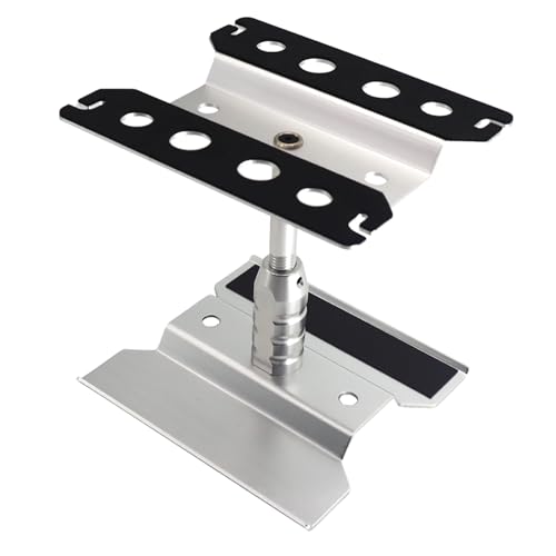 RC Car Stand RC Repair Stand 360 Degree Rotation Lift or Lower for Traxxas Arrma Redcat Axial RC4WD HSP Losi 1/8 1/10 1/12 1/16 Scale RC Crawler Car Truck Buggies (Silver) - color: Silver