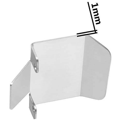 Stainless Steel RC Skid Plate RC Chassis Armor Axle Armor Protector Guard Compatible with MST CFX/CMX 1/10 RC Crawler Car