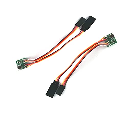 DEVMO 2Pack Universal RC Servo Signal Reverser Rotation Inverter for Aircraft Airplane Steering Gear