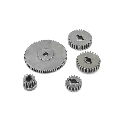 for MN128 MN86 MN86S MN86K MN86KS 1/12 RC Crawler Car Upgrade Parts Metal Transmission Gearbox Gear Set RC Upgrade Accessories(Front and Center) - size: Front and Center