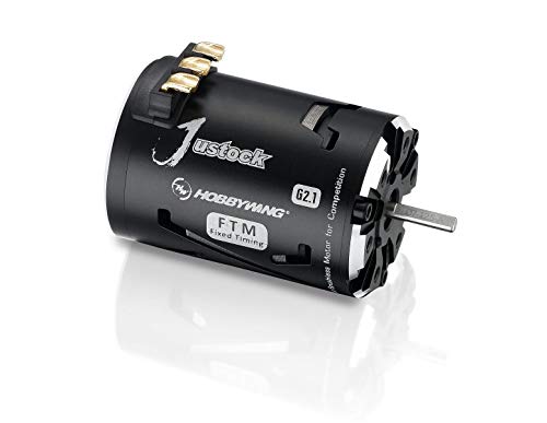 HOBBYWING JUSTOCK Black G2.1 brushless Motor for 1/10, 1/12, Zero Timing, Spec Racing (17.5T G2.1)