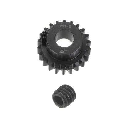uxcell Mod 1 22T Pinion Gear 8mm Bore Hardened Steel Motor Rack Spur Gear for RC Car Truck Gear Drive