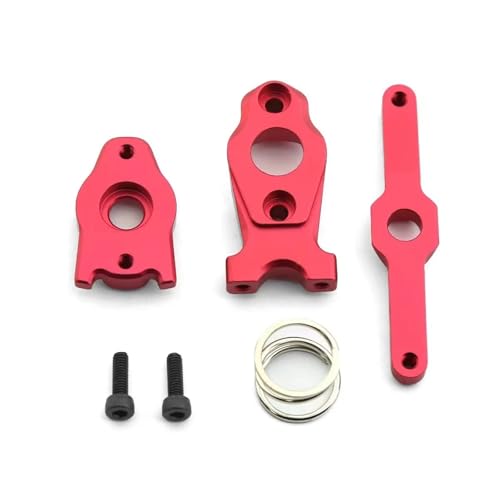 RC Car Accessories Compatible with Traxxas for Slash for E-Revo for Summit 1/16 RC Car Upgrade Parts Accessories Metal Steering Assembly