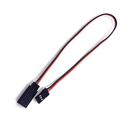 Aliotech 300mm Remote Control Servo Extension Cord Cable Male to Female Servo Extension Lead Wire Cable for RC JR Futaba RC Car or Airplane