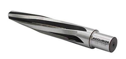 Accusize Industrial Tools Chucking Reamer, 20.0 mm, 0400-5200 | 20.0mm ANSI HSS M2 Straight Shank Straight Flute Chucking Reamers, Right Hand, 16mm Shank, 8 Flute, 9-1/2" OAL - size: 20.0 mm