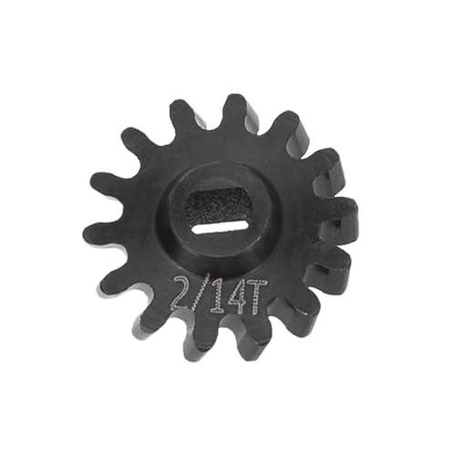 MEUS RACING SCX24 2-14T Overdrive Differential Helical Diff Gears Set for Axial SCX24 Deadbolt C10 JLU Gladiator Bronco 1/24 RC Crawler Car Upgrade Parts, 2 Sets - size: 2-14T