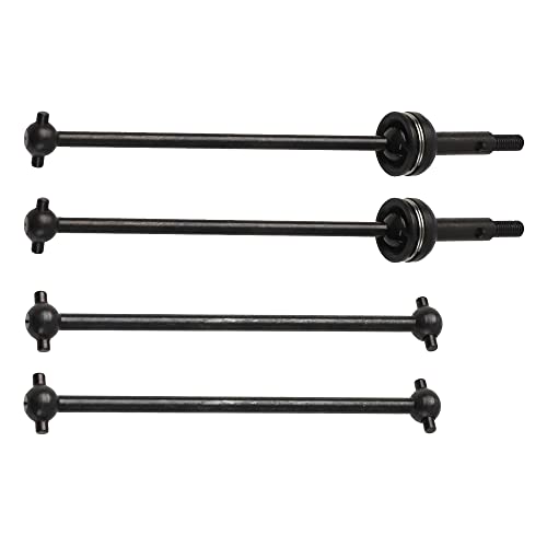ShareGoo Metal 144001 CVD Drive Shaft Differential Cup Wheel Axle Stub Wheel Shaft Cup Compatible with WLtoys 144001 1/14 RC Car (Black) - color: Black
