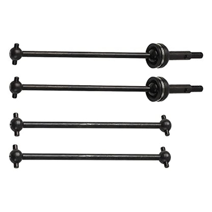 ShareGoo Metal 144001 CVD Drive Shaft Differential Cup Wheel Axle Stub Wheel Shaft Cup Compatible with WLtoys 144001 1/14 RC Car (Black) - color: Black